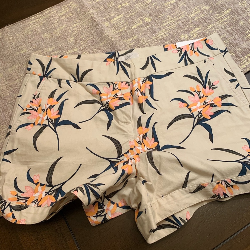 Loft side tie shorts